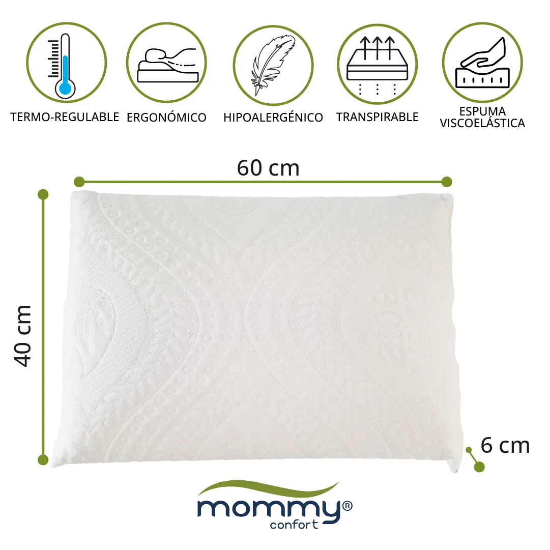 Almohada infantil — beneficios — proyecto Mommy Confort