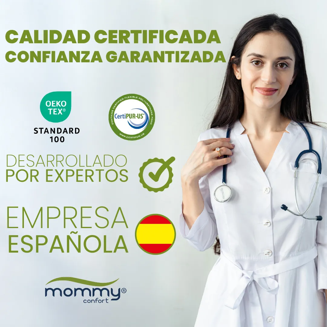 Infografía — transpirabilidad — proyecto Mommy Confort