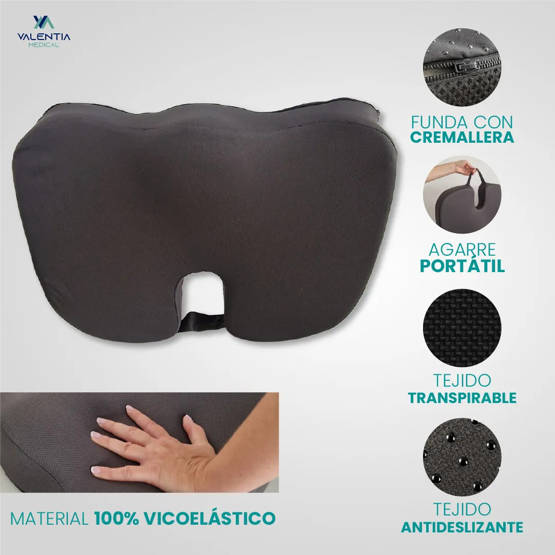 Cojín coxis — alivia dolores — proyecto Mommy Confort