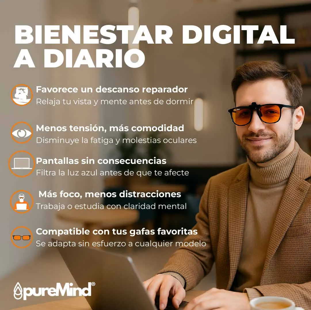 Infografía — bienestar digital a diario — proyecto Puremind