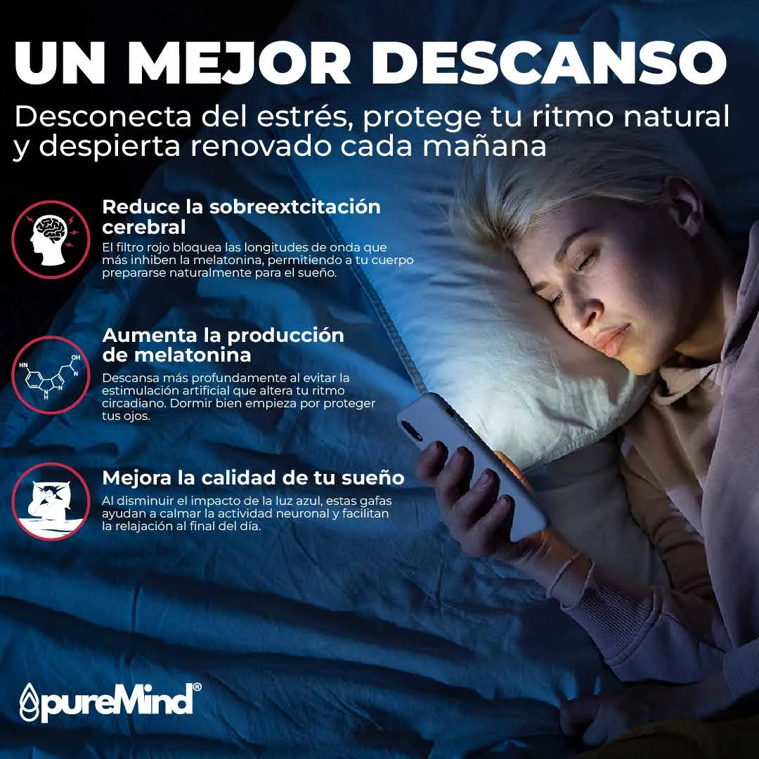 Infografía — descanso nocturno — proyecto Puremind