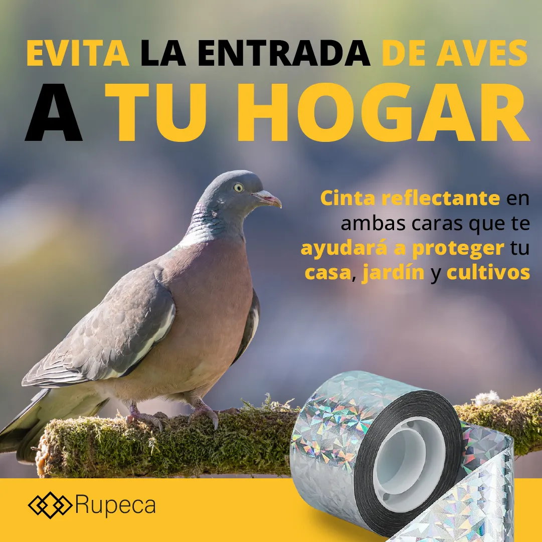 Cinta espantapájaros — imagen de listado — proyecto Rupeca