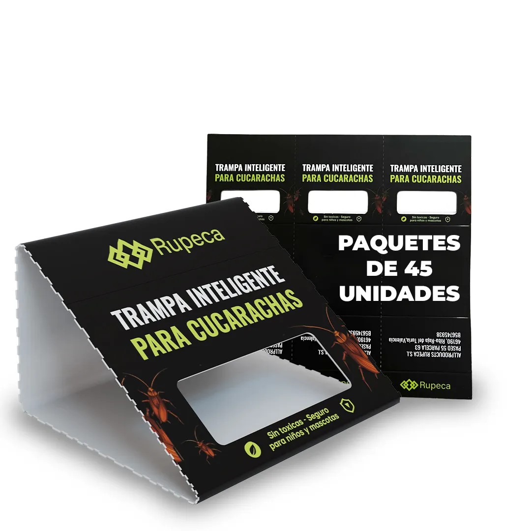 Packaging de la trampa inteligente para cucarachas de Rupeca