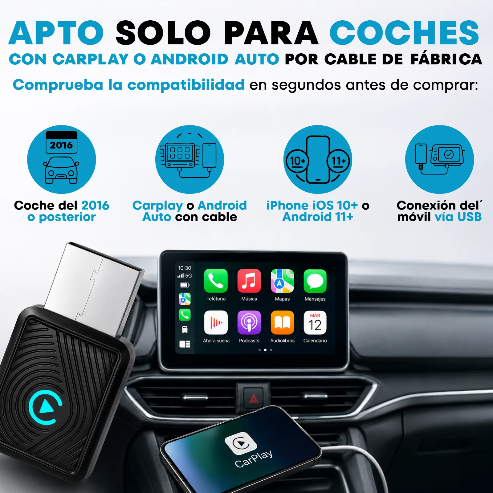 Listado — compatibilidad del vehículo — proyecto Auvra