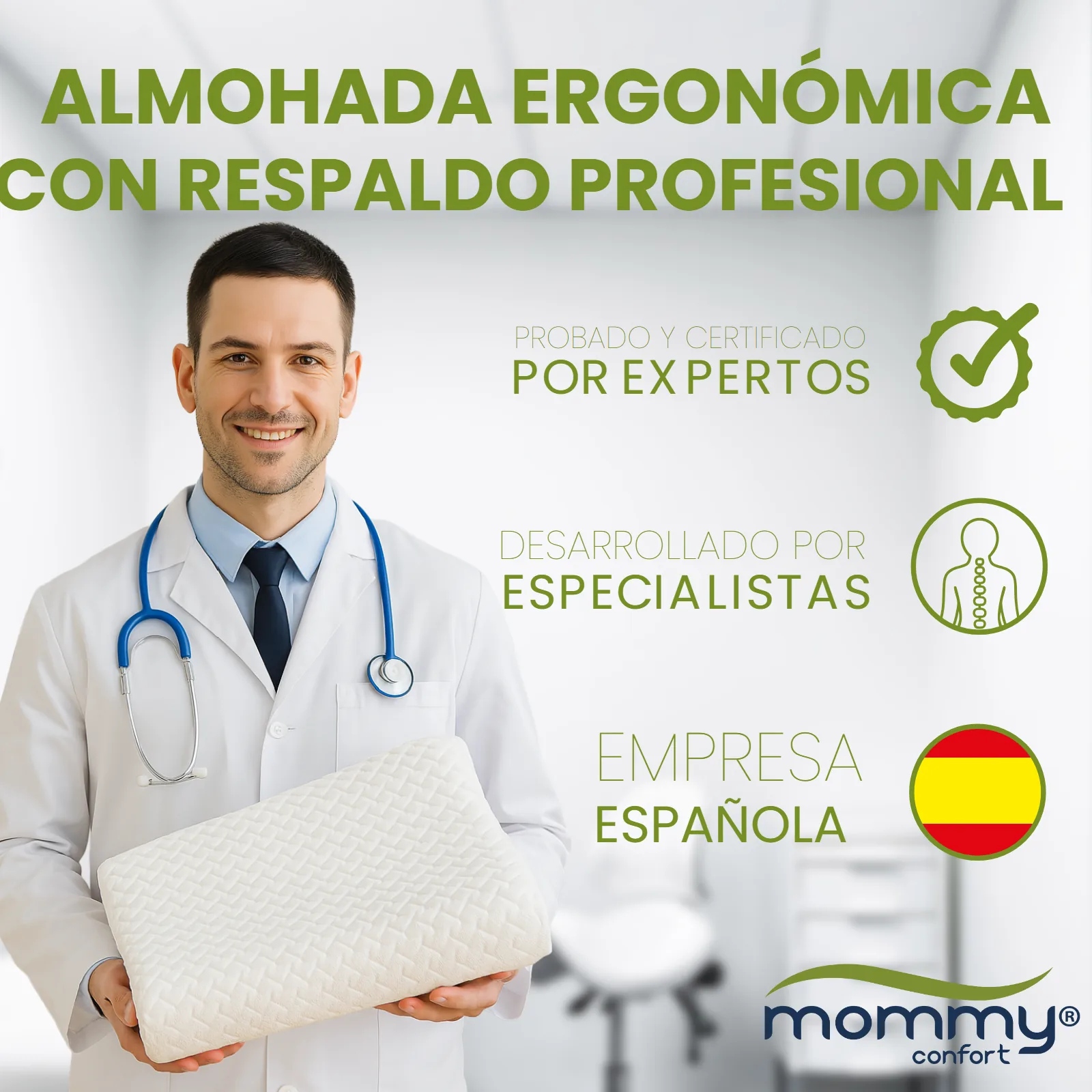 Listado — respaldo profesional y fabricación española — proyecto Mommy Confort