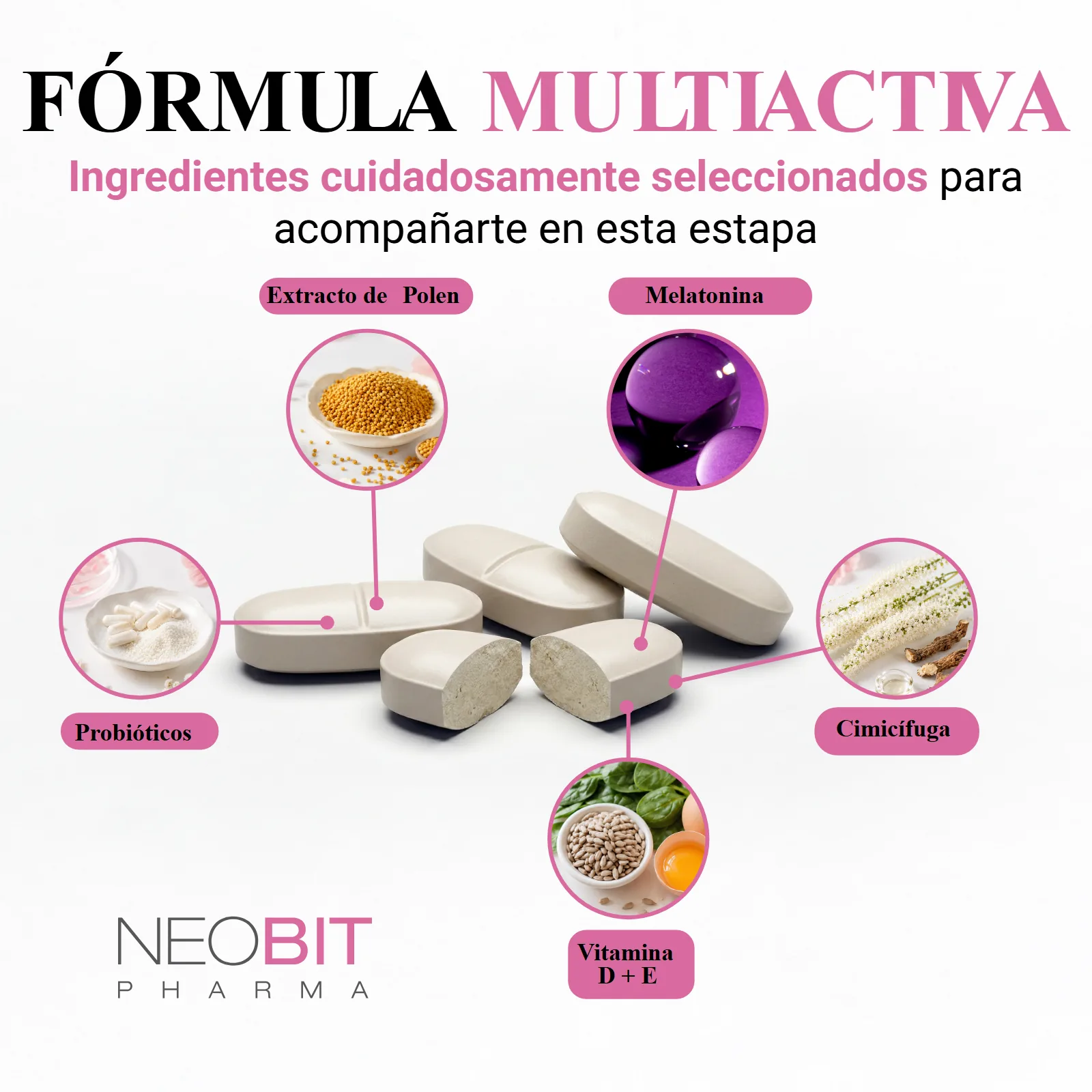 Listado — fórmula multiactiva — proyecto Neobit