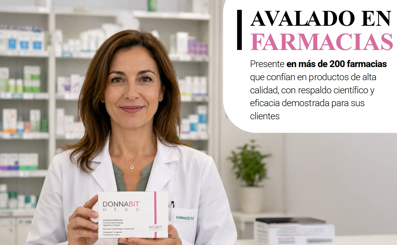 A+ — avalado en más de 200 farmacias — proyecto Neobit