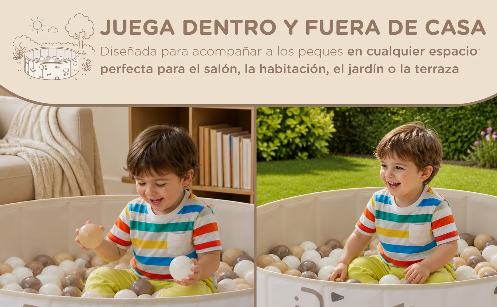 A+ — juega dentro y fuera de casa — proyecto Ubaby