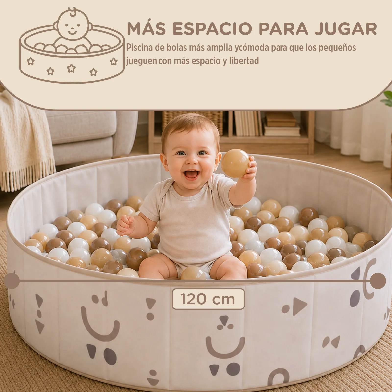Listado — 120 cm de espacio para jugar — proyecto Ubaby