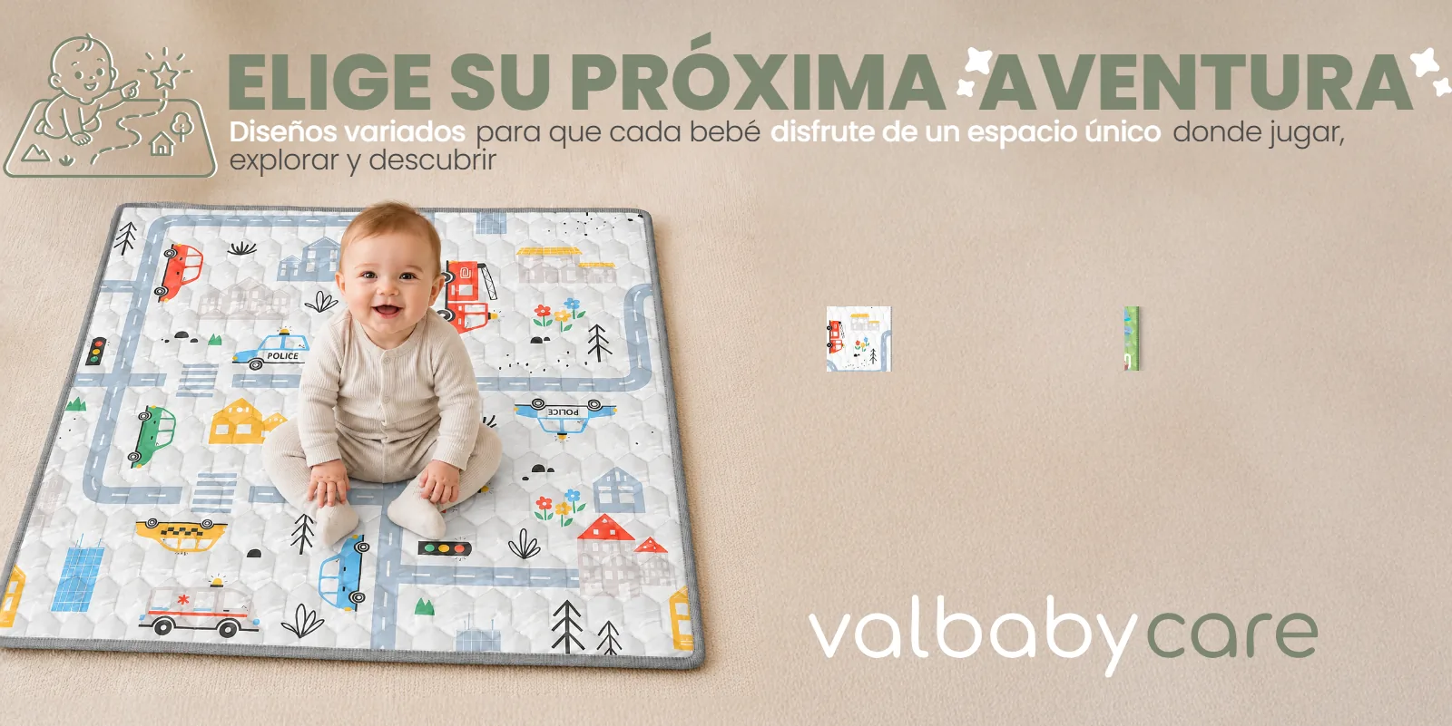 Banner — elige su próxima aventura — proyecto Valbaby